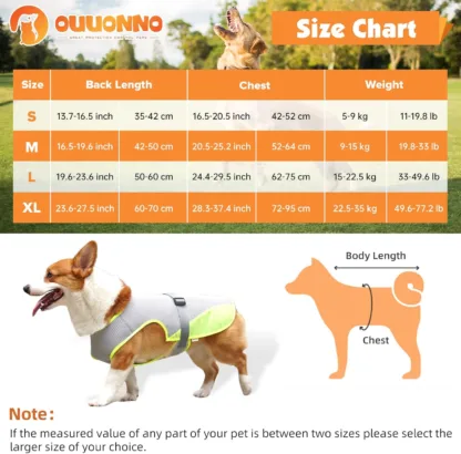 Dog Cooling Vest, Cooling Vest for Dogs, Dog Cooling Jacket, Large - Image 3