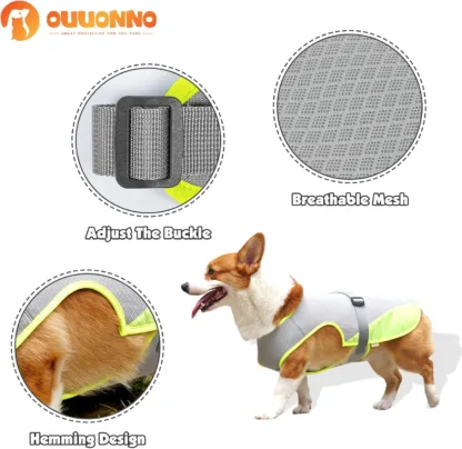 Dog Cooling Vest, Cooling Vest for Dogs, Dog Cooling Jacket, Large - Image 4